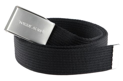 TOMMY HILFIGER TJM Essential Webbing Belt 3.5 W90 Black