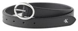 Calvin Klein CKJ Classic Rounded Buckle Belt 25MM W125 Black Calvin Klein CKJ Classic Rounded Buckle Belt 25MM W125 Black