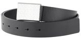 Calvin Klein Casual Clean Plaque Mono Belt 35MM W80 CK Black Calvin Klein Casual Clean Plaque Mono Belt 35MM W80 CK Black