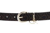 Calvin Klein Re-Lock Charm Buckle Belt 25MM Mono Brown Mono