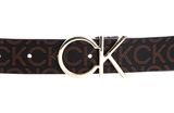 Calvin Klein Re-Lock Logo Belt 30MM Mono W125 Brown Mono Calvin Klein Re-Lock Logo Belt 30MM Mono W125 Brown Mono