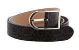 Calvin Klein CK Must BRIDGE 3CM BELT MONO W90 Brown Mono Calvin Klein CK Must BRIDGE 3CM BELT MONO W90 Brown Mono