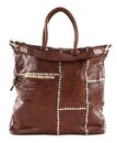 CAMPOMAGGI Horizontal Shopping Bag Cognac