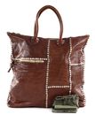 CAMPOMAGGI Horizontal Shopping Bag Cognac