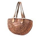 CAMPOMAGGI Medium Half Moon Shopping Bag M Cognac