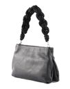 abro Leather Dalia Shoulder Bag Ines Black / Nickel