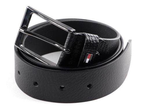 TOMMY HILFIGER Layton ADJ Belt 3.5 W100 Black