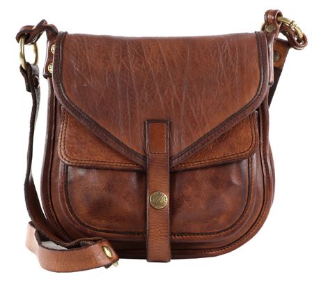 CAMPOMAGGI Orleans Crossbody M Cognac