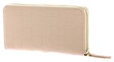 VALENTINO Juniper Zip Around Wallet Ecru / Fuxia VALENTINO Juniper Zip Around Wallet Ecru / Fuxia