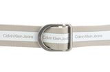 Calvin Klein CKJ Slider Rounded Slider Belt 35MM W90 Eggshell