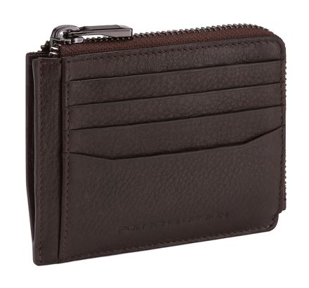 PORSCHE DESIGN Business Wallet 11 With Zip Dark Brown