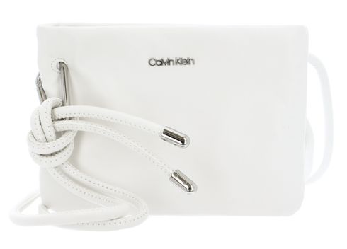 Calvin Klein Roped Crossbody CK White