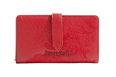 Desigual Mone Rising Pia Medium Wallet Strawberry