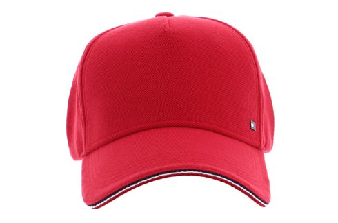 TOMMY HILFIGER SPWM Small Flag Elevated Corporate Cap Cinnabar Red