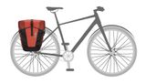 ORTLIEB Classic Back-Roller Pro Plus Bike Side Panniers (QL2.1) 78L - Pair Salsa-Dark Chili