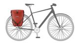 ORTLIEB Plus Back-Roller Bike Side Panniers (QL2.1) 40L - Pair Salsa-Dark Chili