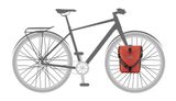 ORTLIEB Plus Sport-Roller Bike Side Panniers (QL2.1) 25L - Pair Salsa-Dark Chili