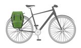 ORTLIEB Plus Bike-Packer Bike Side Panniers (QL2.1) 42L - Pair Kiwi-Moss Green