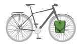 ORTLIEB Plus Sport-Roller Bike Side Panniers (QL2.1) 25L - Pair Kiwi-Moss Green
