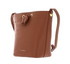COCCINELLE Lea Shoulder Bag Grained Leather Caramel