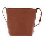 COCCINELLE Lea Shoulder Bag Grained Leather Caramel