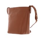 COCCINELLE Lea Shoulder Bag Grained Leather Caramel
