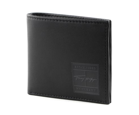 TOMMY HILFIGER TH Signature Mini CC Wallet Black