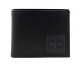 TOMMY HILFIGER TH Signature Mini CC Wallet Black TOMMY HILFIGER TH Signature Mini CC Wallet Black