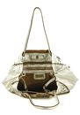 CATERINA LUCCHI Catania Shopping Bag Argento + T / Cognac CATERINA LUCCHI Catania Shopping Bag Argento + T / Cognac