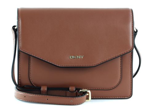 DKNY Miranda Flap Crossbody Bag Car - Caramel