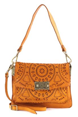 CAMPOMAGGI Agnese Crossbody Bag Malibù M Giallo CAMPOMAGGI Agnese Crossbody Bag Malibù M Giallo