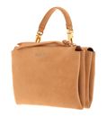 COCCINELLE Arlettis Suede Handbag Apricot COCCINELLE Arlettis Suede Handbag Apricot