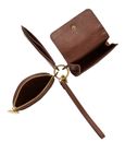 FOSSIL Rio Pouch Wristlet Wallet Brown FOSSIL Rio Pouch Wristlet Wallet Brown
