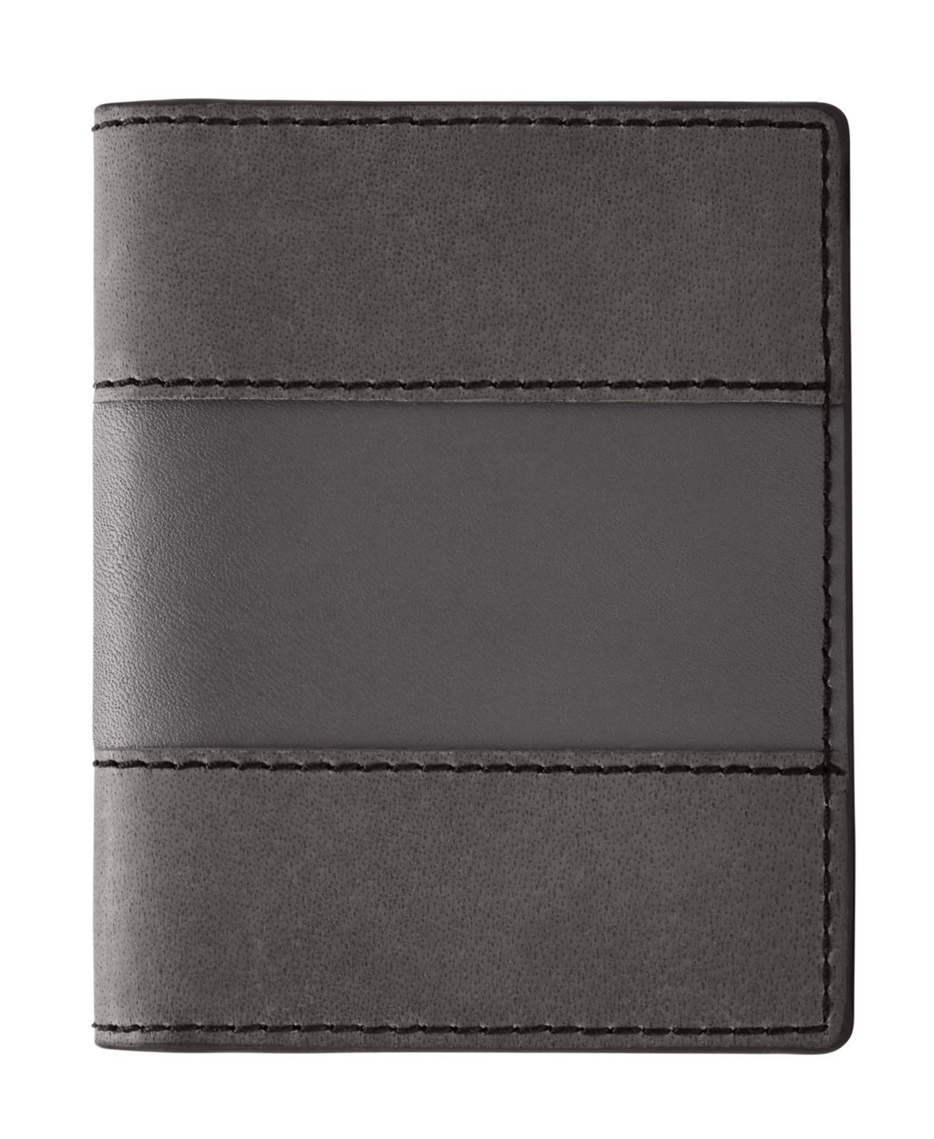 FOSSIL Everett Card Case Bifold Lead Gray | Buy bags, purses ...