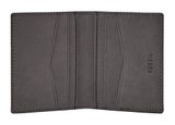 FOSSIL Everett Card Case Bifold Lead Gray FOSSIL Everett Card Case Bifold Lead Gray