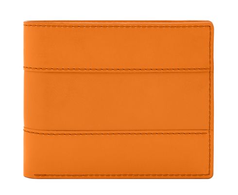 FOSSIL Everett Bifold Card Case Medium Orange