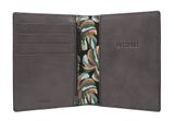 FOSSIL Passport Holder Lead Gray