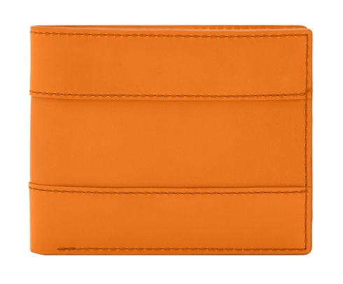 FOSSIL Everett Bifold Flip ID Medium Orange