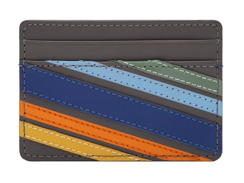 FOSSIL Bronson Card Case Stripe