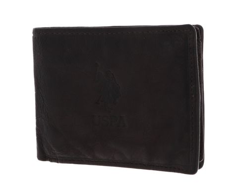 U.S. POLO ASSN. Ulysses Wallet mit Flap Brown