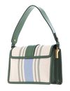 THE BRIDGE Anastasia Crossbody Bag Salvia / Tessuto Multiriga - Oro THE BRIDGE Anastasia Crossbody Bag Salvia / Tessuto Multiriga - Oro