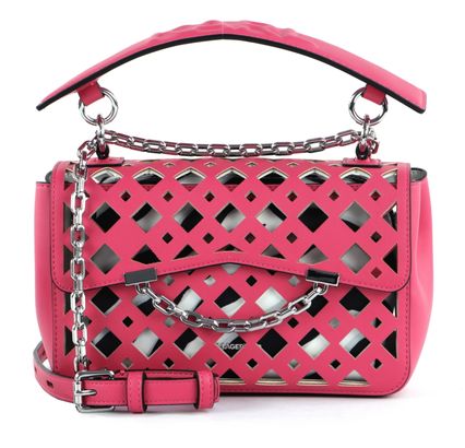 KARL LAGERFELD K / Karl Seven Soft Perf Shoulderbag Fuchsia