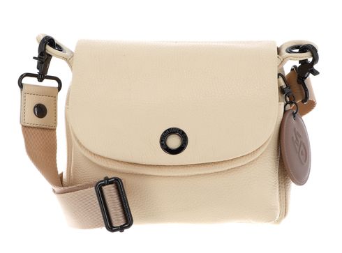 MANDARINA DUCK Mellow Leather Crossover Bag Macadamia