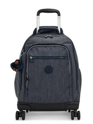 kipling Back To School New Zea Wheeled Backpack Marine Navy