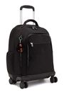 kipling Back To School Print Zea Wheeled Backpack L True Black