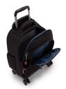 kipling Back To School Print Zea Wheeled Backpack L True Black