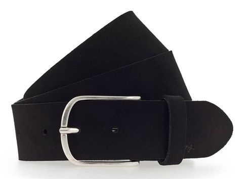 MUSTANG Women Leather Belt W105 Black