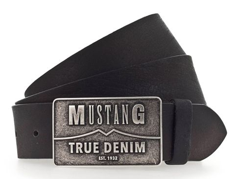 MUSTANG Classic Leather Belt W90 Black