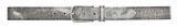 b.belt Cuno Silver Vollledergürtel W105 Anthracite Grey - Silver Metallic b.belt Cuno Silver Vollledergürtel W105 Anthracite Grey - Silver Metallic