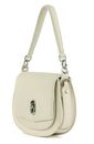 SEIDENFELT MANUFAKTUR SFM213 Small Saddle Bag S Cotton Beige
